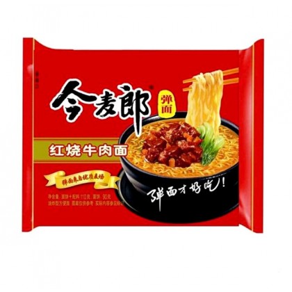 今麦郎经典红烧牛肉面109G