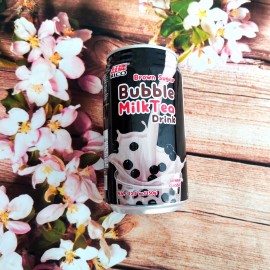 BUBBLE MILK TEA CASSONADE RICO 340ML(台湾东乡珍珠奶茶饮料黑糖风味)