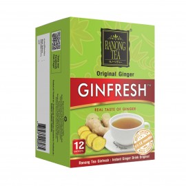 BOISSON INSTANTANÉE AU GINGEMBRE ORIGINALE RANONG TEA 216G(泰国RANONG TEA即溶姜晶原味 12包入)