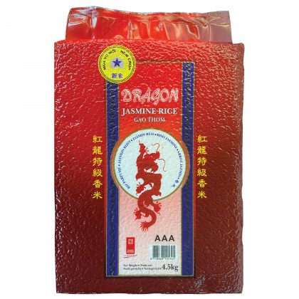 RIZ JASMIN RED DRAGON 4.5KG(红龙特级香米)