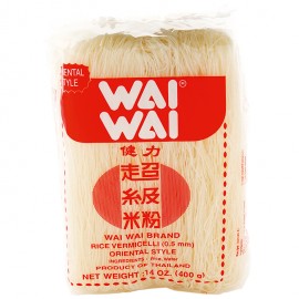 VERMICELLES DU RIZ WAIWAI 400G(泰国WAIWAI牌超级健力米粉)