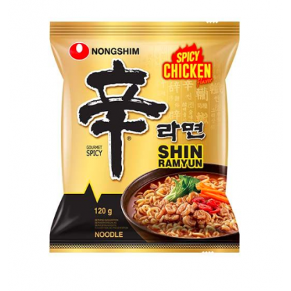 韩国农心辛辣辣鸡面 120G