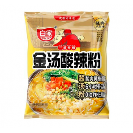 VERMICELLES INSTANTANÉS SOUR SOUP BAIJIA 102G(白家陈记金汤酸辣粉)