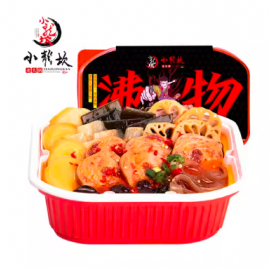 FONDUE CHINOISE AUTO-CHAUFFANTE DE VIANDE ÉPICÉE XIAOLONGKAN 390G(小龙坎自热方便火锅麻辣午餐肉版)