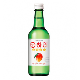 SOJU POMME MANGUE CHUM CHURUM LOTTE 12%ALC 350ML(韩国LOTTE乐天初饮初乐烧酒苹果芒果味12%VOL)