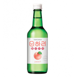 SOJU PECHE CHUM CHURUM LOTTE 12%ALC 350ML(韩国LOTTE乐天初饮初乐烧酒水蜜桃味12%VOL)