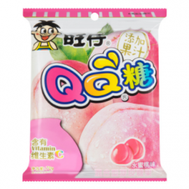 BONBONS GOMMEUX PÊCHE QQ WANTWANT 70G(旺仔QQ糖水蜜桃味)